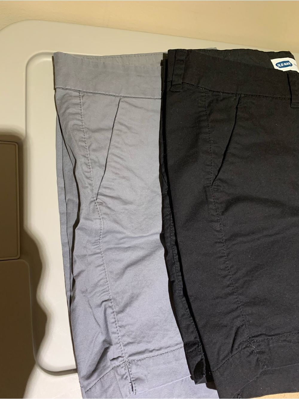 2 Pairs of Old Navy Everyday Shorts in Black and Grey!